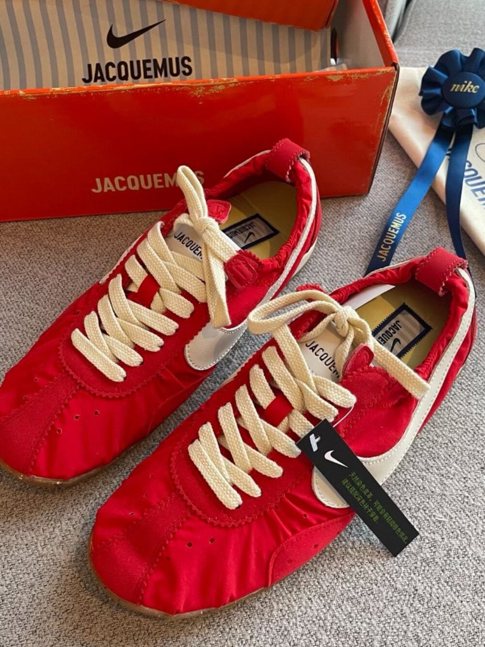 Nike x Jacquemus Moon Shoe SP Red - EU 36 / US 5.5W - Picture 3 of 9
